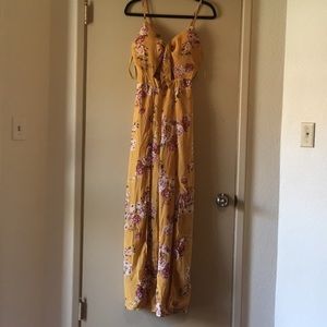 Gorgeous,Never worn,,Yellow and Floral Jumper!